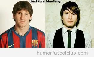 Messi parecido razonable con el músico Adam Young
