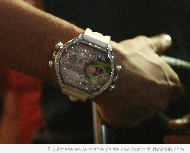 Reloj de diamantes de Neymar