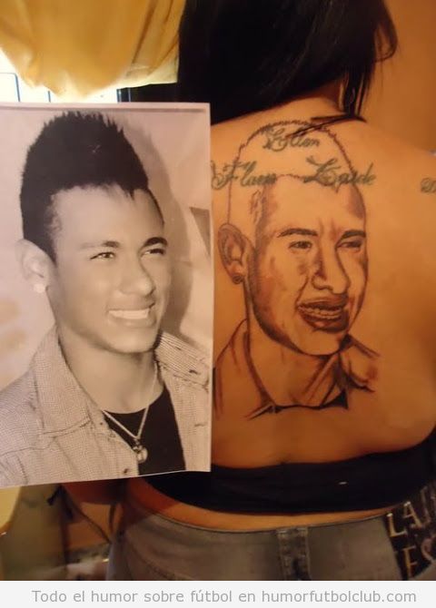 Tatuaje feo Neymar