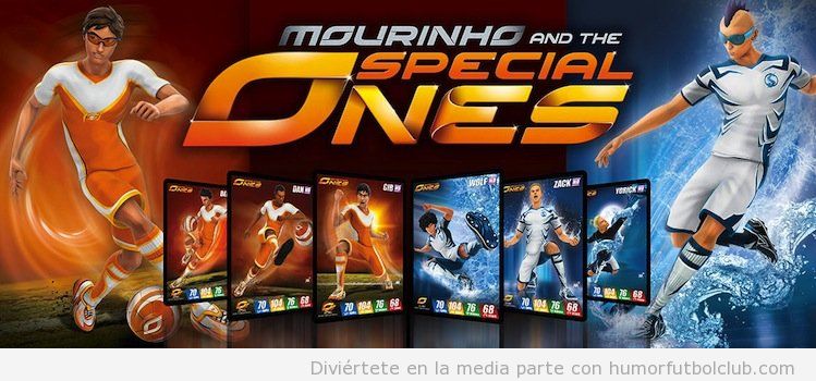 Juego cartas rol de Mourinho and the special ones