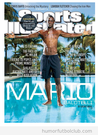 Portada Sports Illustrated Balotelli caminando sobre agua