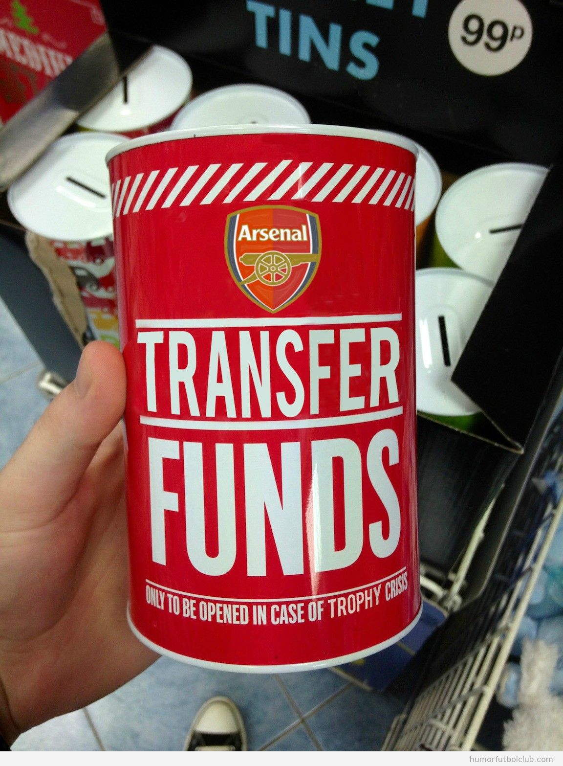 Botes de propinas del Arsenal para fichajes