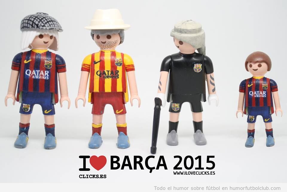 I Love Clicks, plantilla del Barça en 2014-2015