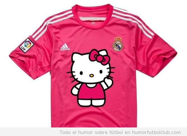 Meme Hello Kitty, Segunda equipación Real Madrid color rosa