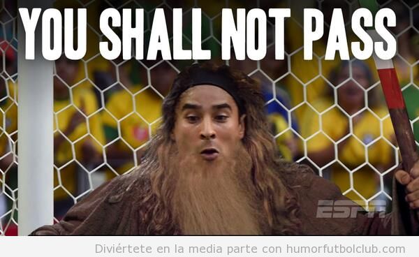 Memes graciosos portero de MExico ante Brasil, Mundial Brasil 2014 - 6