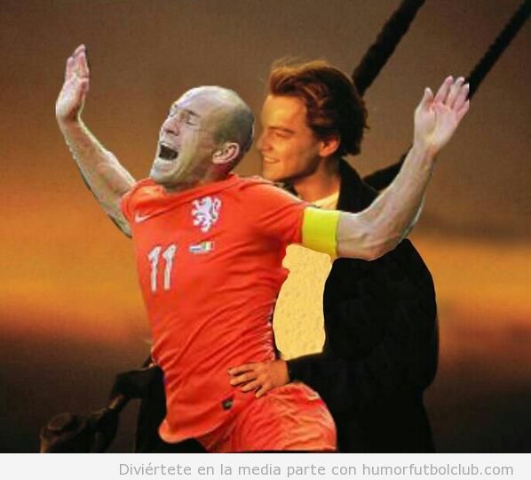 Memes graciosos piscinazo Robben en Holanda-Mexico, Mundial Brasil 2