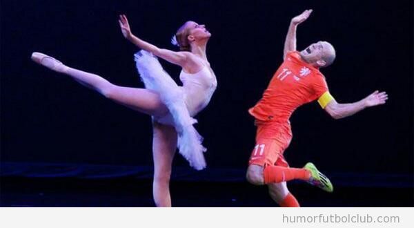 Memes graciosos piscinazo Robben en Holanda-Mexico, Mundial Brasil 3