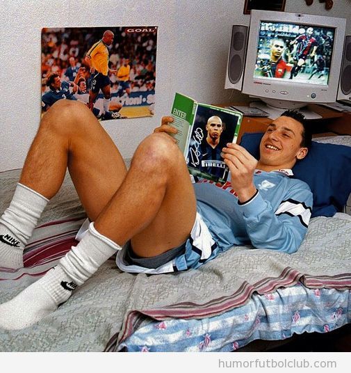 Foto graciosa Zlatan Ibrahimovic de joven