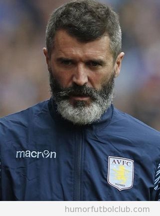 Roy Keane barba, parecido Hussein