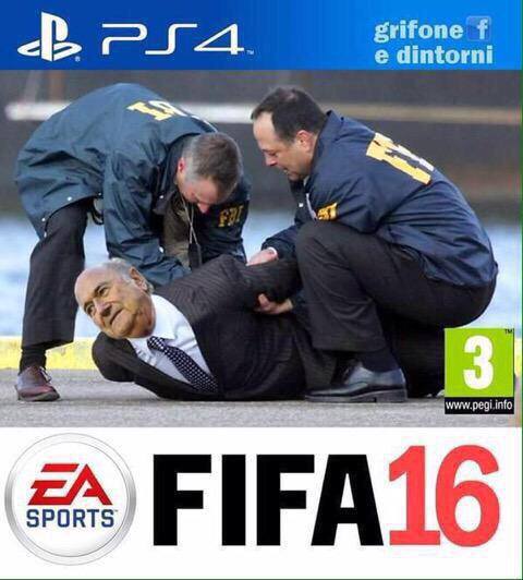 Portada graciosa FIFA 16 detenido