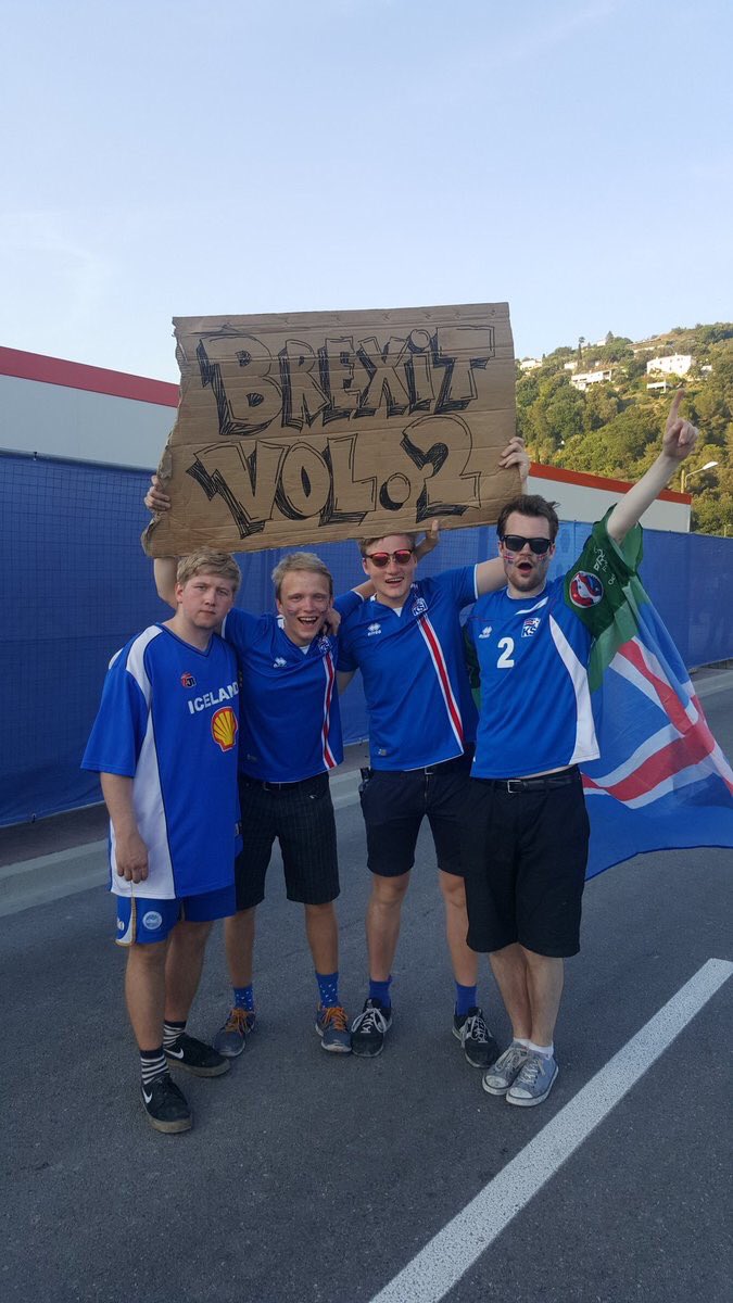 Brexit volumen 2, fans islandia trollean Inglaterra en eurocopa 2016