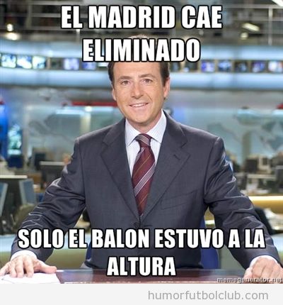 Meme de Matias Prats sobre el fallo de Sergio Ramos en el penalti