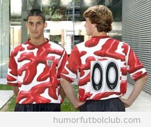 Camiseta horrible del Athletic Club de Bilbao temporada 2004
