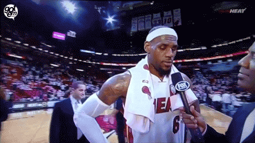 Gif gracioso de Chris Boosh de los Miami Heat es un jodefotos