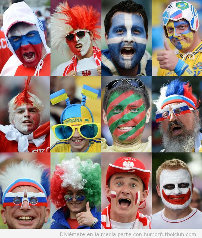 Fotos graciosas de los aficionados más locos y divertidos de la Eurocopa 2012