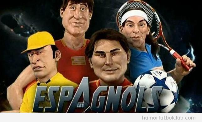 Los Guiñoles representan a los deportistas españoles como Los Vengadores, Nadal, Casillas, Fernando Alonso