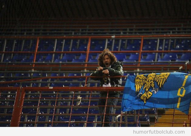 Fan del Udinese solo en el encuentro ante la Sampdoria