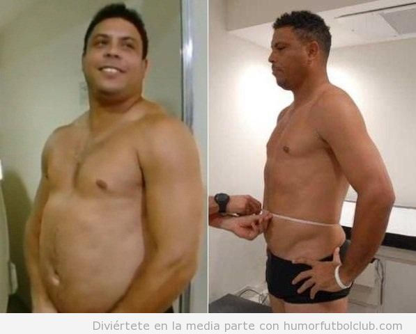 Avances de pérdida de peso en el reality Show de Ronaldo