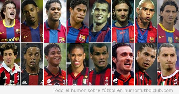 8 futbolistas que han jugado en el Barça y en el AC Milan