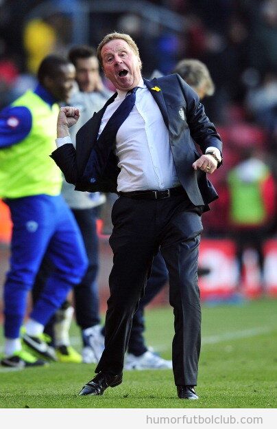 Cara graciosa, reacción de Redknapp ante la victoria del QPR en Southampton