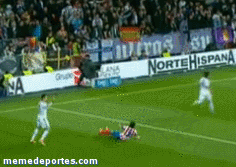 Gif animado gracioso de la pataleta de Cristiano Ronaldo final Copa Rey