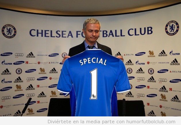 Camiseta del Chelsea de Mourinho, The Special 1