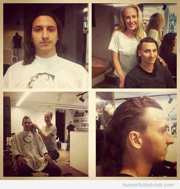 Nuevo look de Zlatan Ibrahimovic con el pelo corto