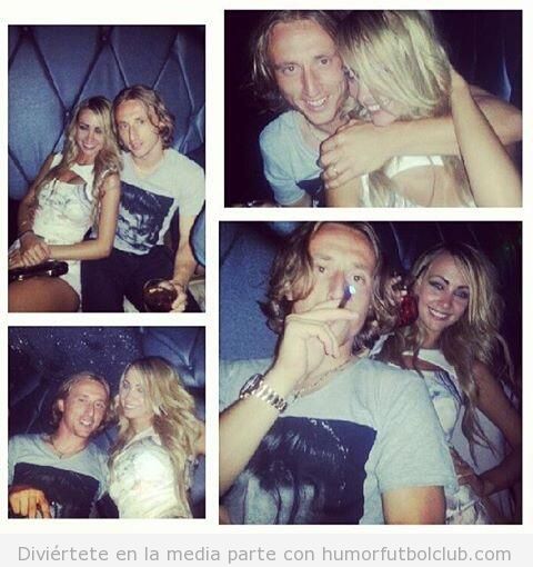 Fotos de Luka Modric de fiesta con una rubia en Los Ángeles