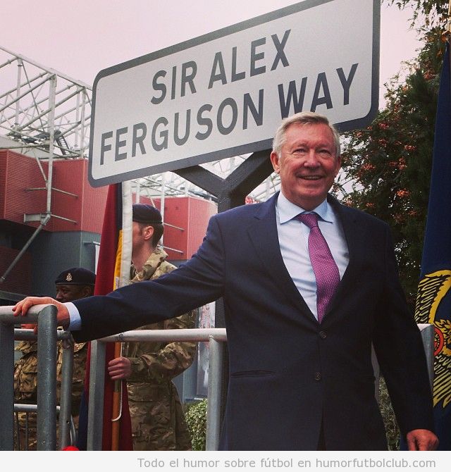 Curiosidades fútbol, calle de Sir Alex Ferguson Way