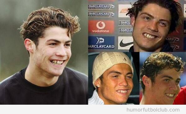 Fotos de Cristiano Ronaldo de joven feo