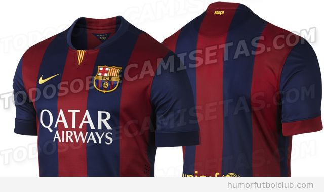 Nueva equipación, Camiseta Barça temporada 2014-2015