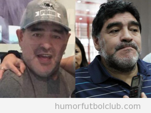 Foto de Diego Maradona lifting