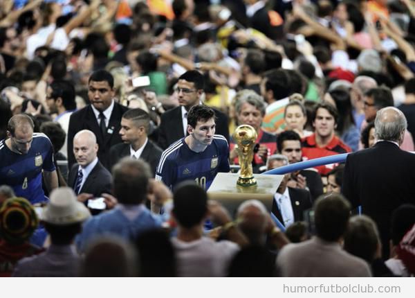 Mejor foto deportes World Press Photo 2014: Messi Final Mundial 2014