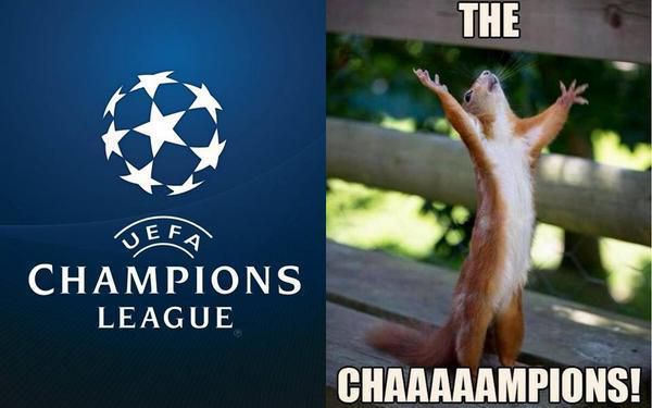 Meme gracioso, vuelve la Champions League